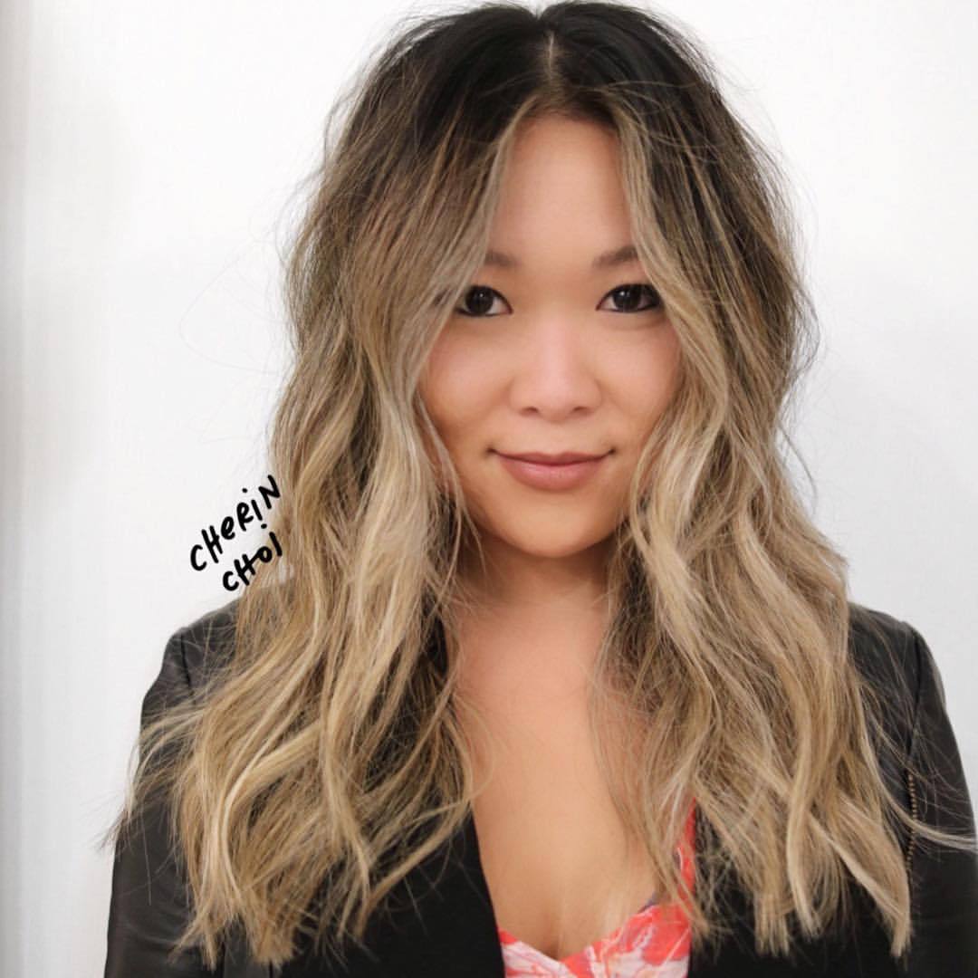 Hair By Choi Ce Blonde Hair Color For This Natural Black Asian