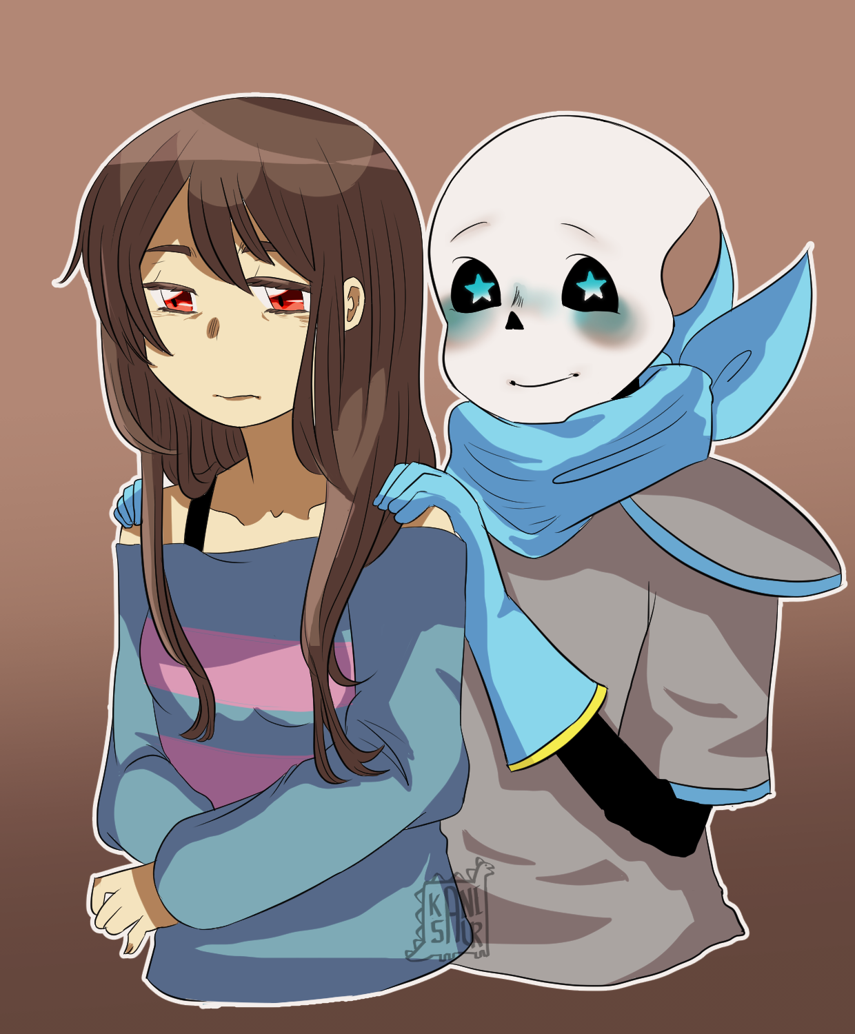 Slideshow blueberry <b>sans</b> x chara.