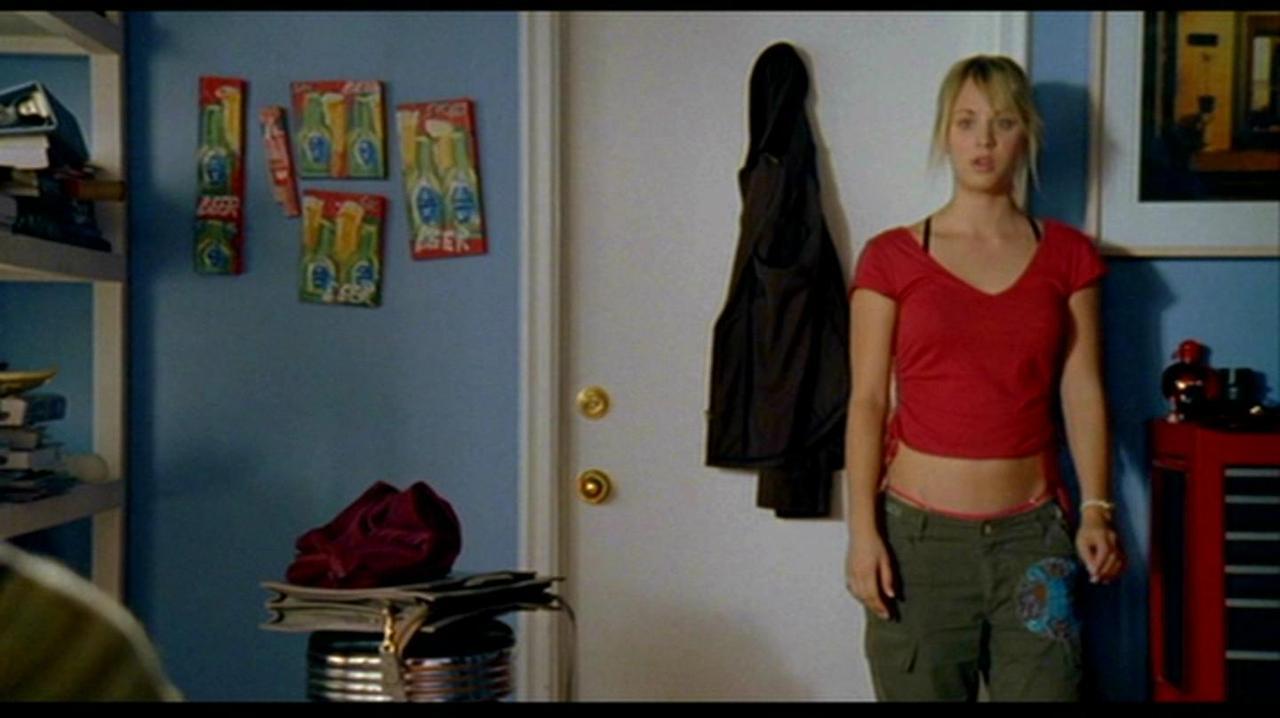 Kaley cuoco thong slip