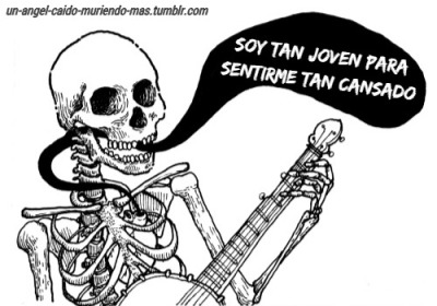 sentirse agotado y doloridos