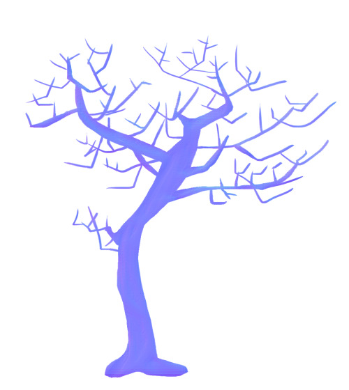 This was a second tree I design as an extra addition to the 3D...