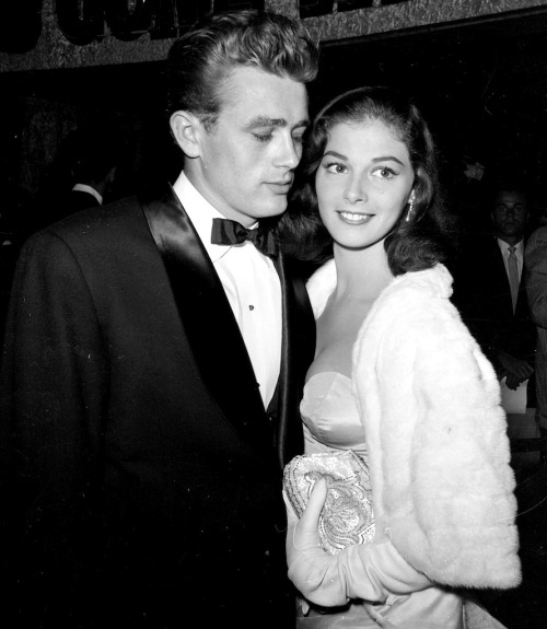 jamesbyron-dean:James Dean and girlfriend Pier Angeli at the...