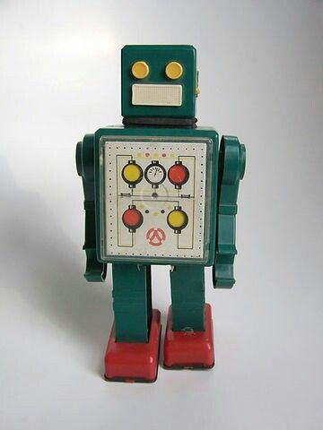 Vintage Soviet toy robot 🤖