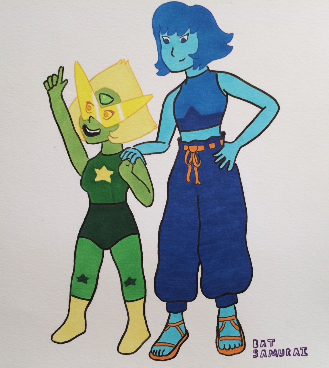 Lapis and Peridot’s awesome new looks