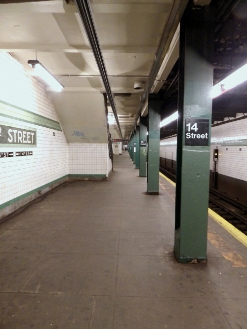 Wandering New York, The 14th Street Station On The 6th Avenue Line.