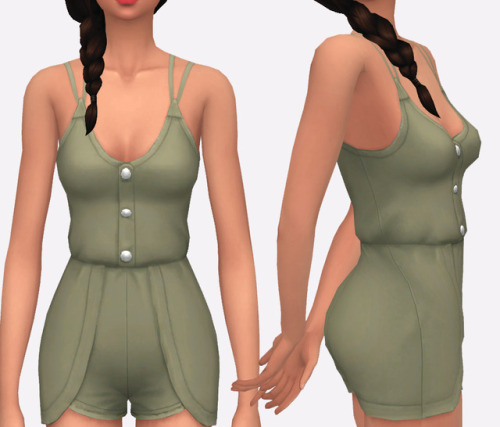 simlishdesigns:Seasons romper re-colours in solids.-Mesh...