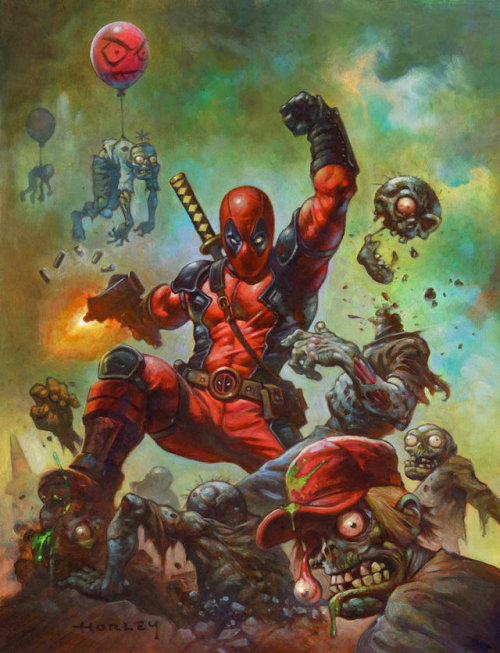 alexhchung:Deadpool by Alex Horley