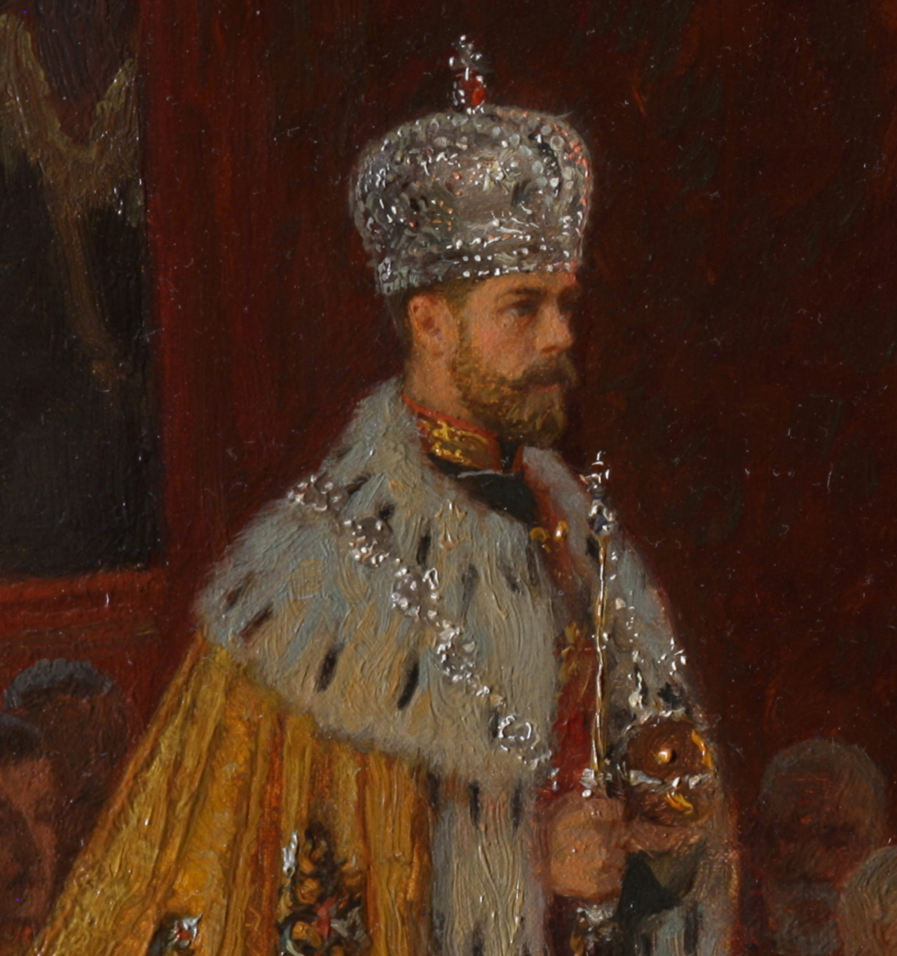 Короновать князя. Коронация царя Николая 2. Коронационный портрет Николая 2.