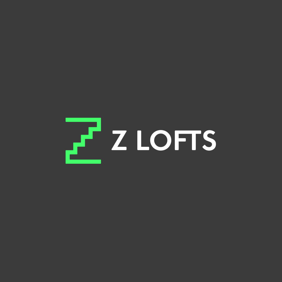 Smart Logos Z Lofts Logo Design Letter Z Stairs Two Floors