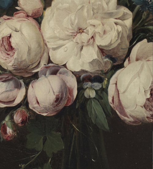 detailsofpaintings:Louis-Léopold Boilly, Vase of Flowers...