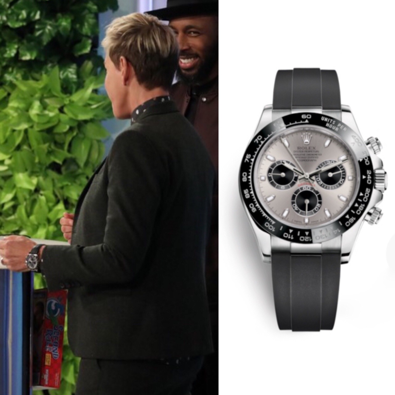 Ellen DeGeneres World — Ellen Degeneres was spotted Wearing a Rolex...