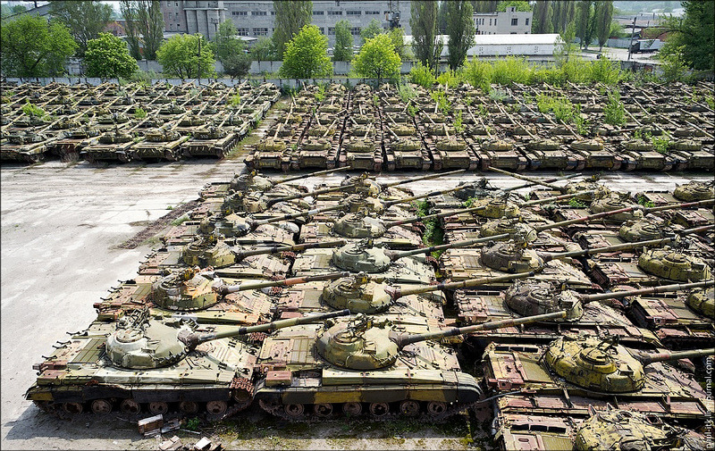 Abandoned Russian Tank factory in the Ukraine…... - Destroyed and Abandoned