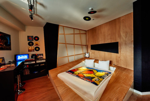 Amsterdam’s Volkshotel commissioned nine designers to...