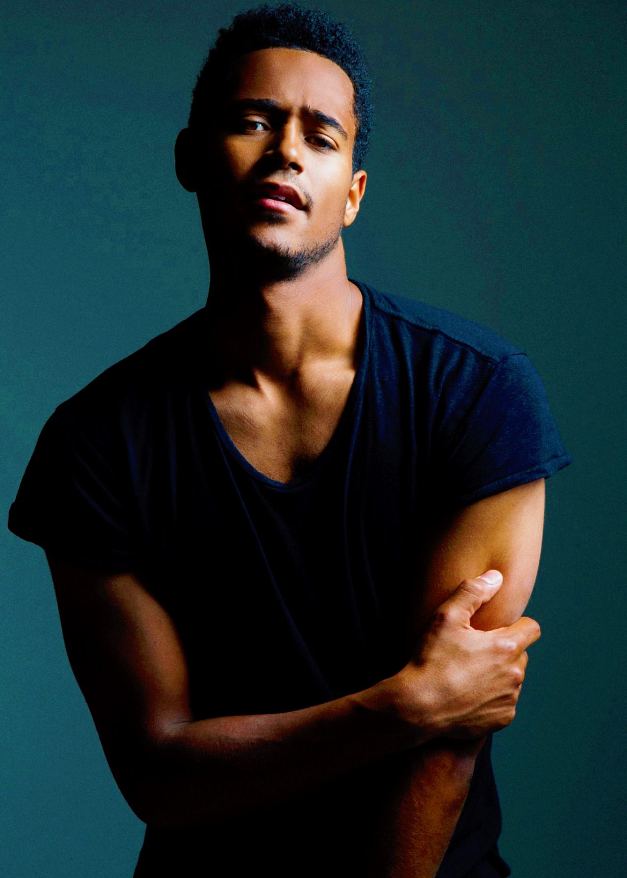 Alfred Enoch is photographed for New York Moves on...