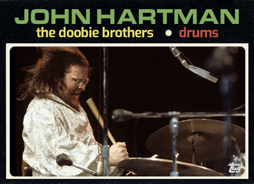 John Hartman Doobie Brothers Rock Hall 1971 Topps
