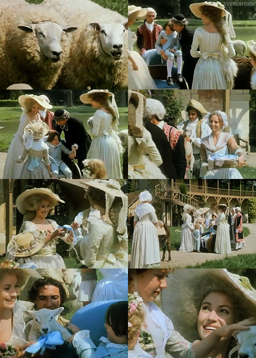 The extended hamlet scene from La Revolution Francaise. The DVD version of this scene ends with Marie Antoinette approaching her son, Louis Joseph, as he rides a donkey; the extended version, shown on television, continues the scene with Marie...
