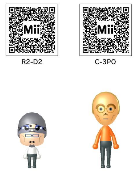 The Mii Gallery Hey Do You Have R2d2 And C3po To Go With The Star