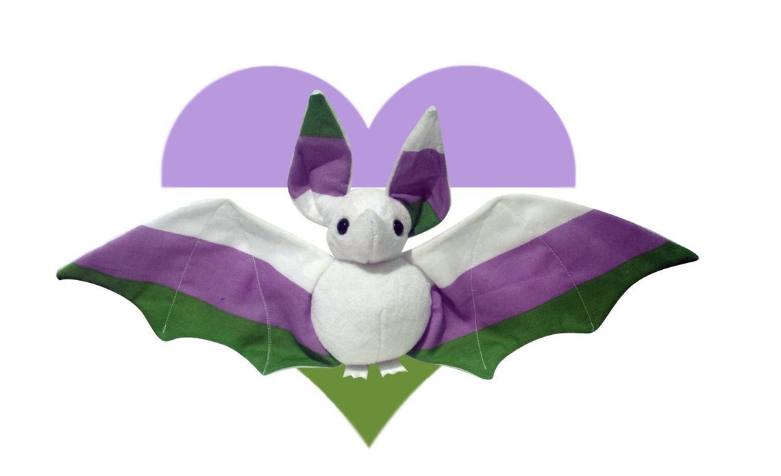 pride bat plush