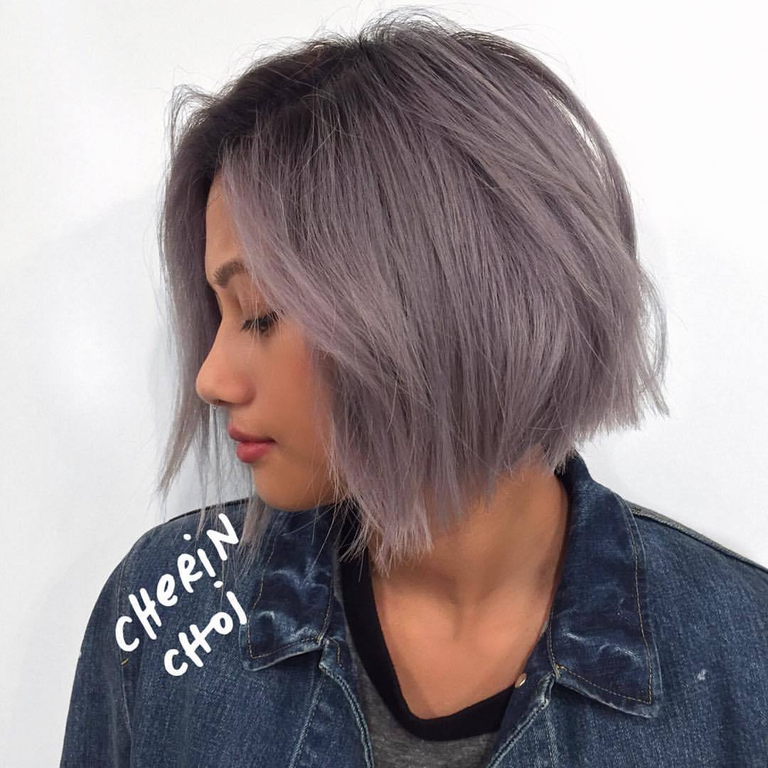 Hair By Choi Ce Grey Hair Bleached Out From Filipino Black Hair