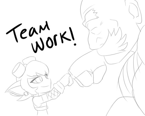 YEAH TEAMWORK!BONUS!TRIST NO DONT YOU DARE!