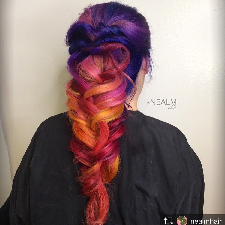 Ink Hair Dye — Repost from @nealmhair 🍇🐬👗🍭🍓💜🌸 SHOP ...