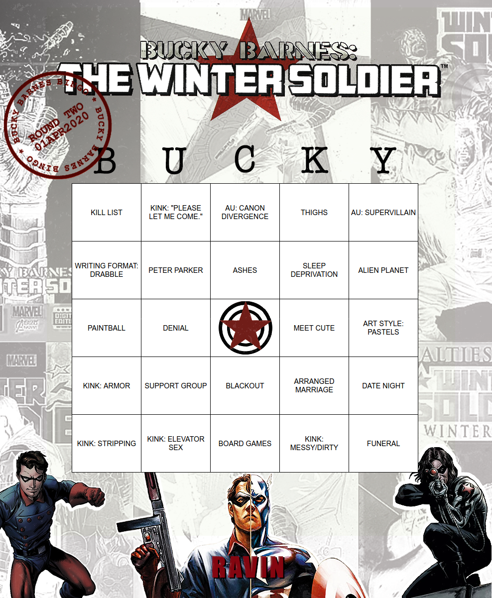 Bucky Bingo Card