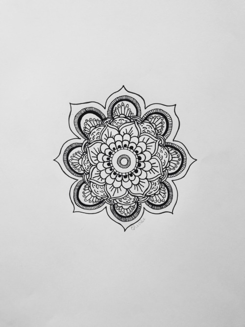 mandala flower on Tumblr