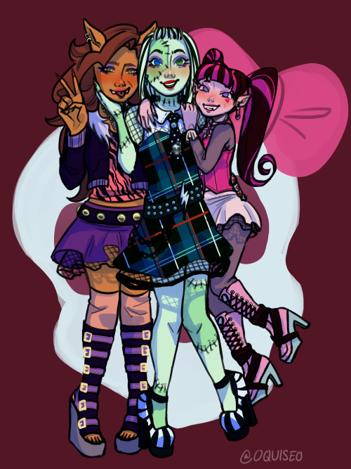 monster high draculaura and valentine