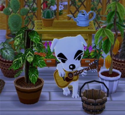 denanagy:playing a little song for the plants 