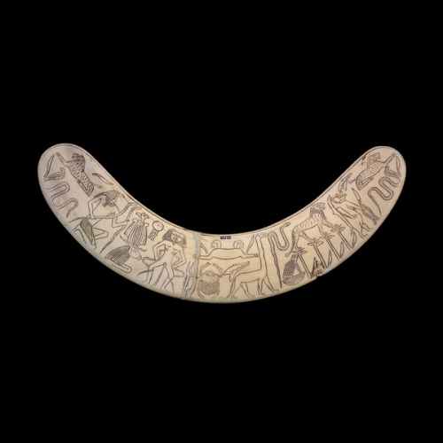 Apotropaic wandFrom Thebes, EgyptLate Middle Kingdom, around 1750 BCA magical ‘knife’ intended for the protection of a mother and child?