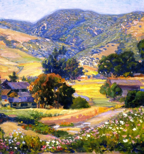 wonderingaboutitall:The Jeweled Hills - Joseph Kleitsch