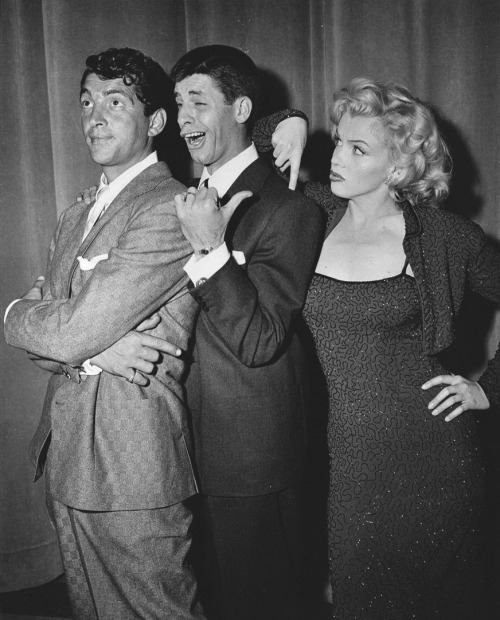 boomerstarkiller67:Dean Martin, Jerry Lewis and Marilyn Monroe...