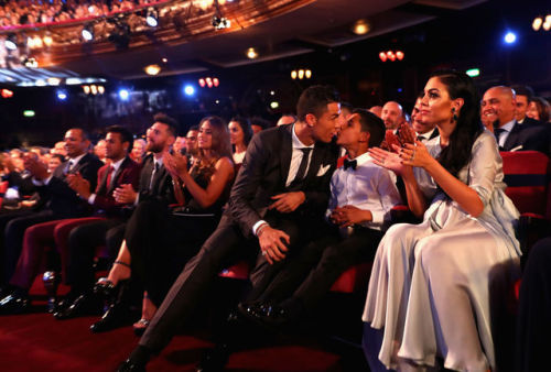 madridistaforever:Cristiano after being announced the winner of...