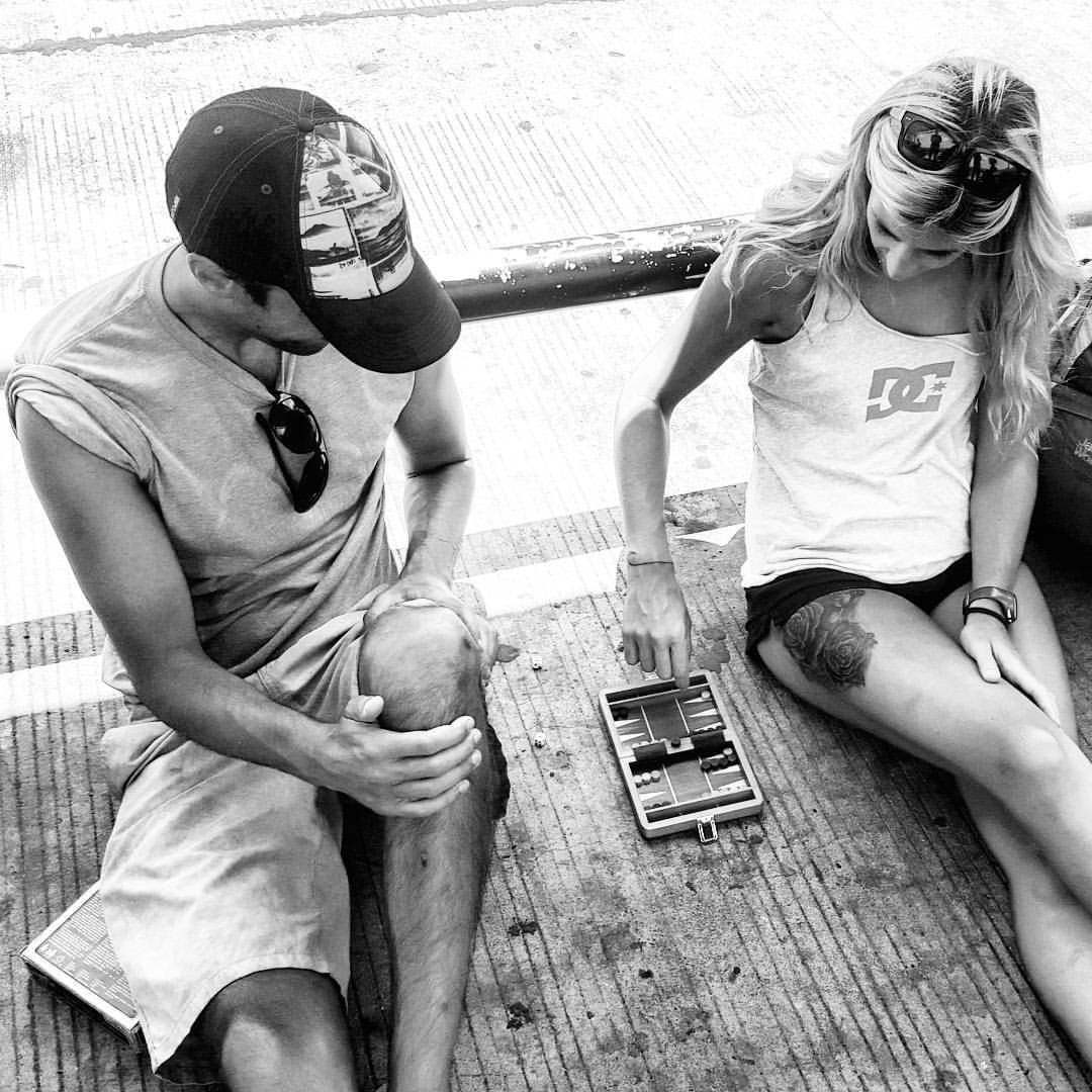 <p><a href="http://itsmowgliii.tumblr.com/post/133817876893/playing-backgammon-with-zcuden-while-waiting-to" class="tumblr_blog">itsmowgliii</a>:</p><blockquote><p>Playing #backgammon with @zcuden while waiting to board the #Lombok #ferry <br/>
#Indonesia #surf #downtime (at Pelabuhan Lembar, Lombok)</p></blockquote>