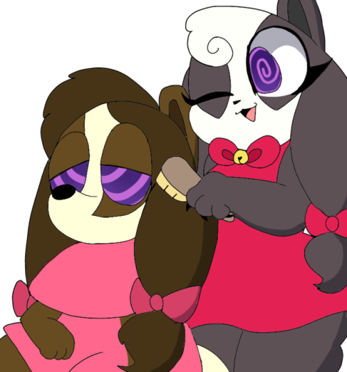 I almost never draw screwy using her powers so here :3 badger screwball Rush rusheloc hypnosis
