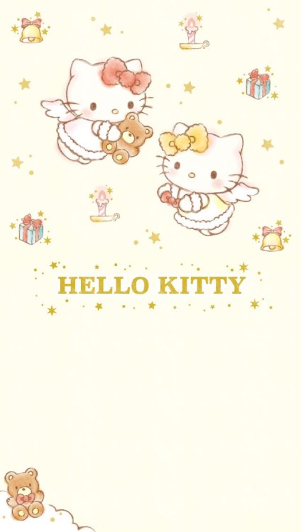 yellow-maiden:SANRIO CHRISTMAS WALLPAPERSFrom Sanrio’s...