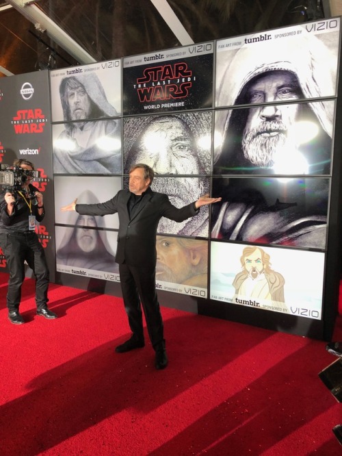 starwars:The stars and filmmakers of Star Wars: The Last Jedi...