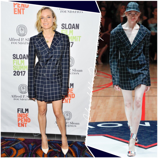 Diane Kruger in Monse SS18 at the Sloan Film Summit