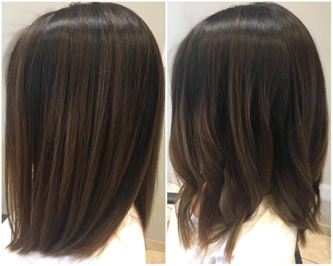 Beauty Love Grace Balayage Straight Vs Curl Chocolate Expresso