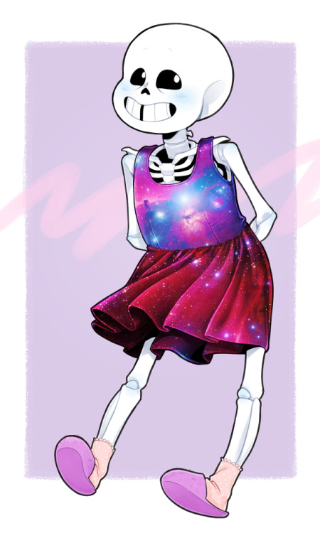 Female Blueberry Sans In A Dress