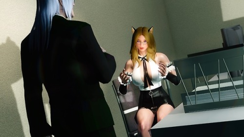 shizuekaryan:Night at the OfficeErika is the secretary of a...