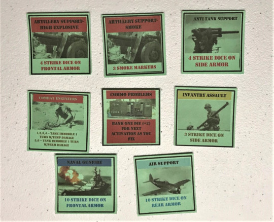 20 Allied Bonus Attack Cards