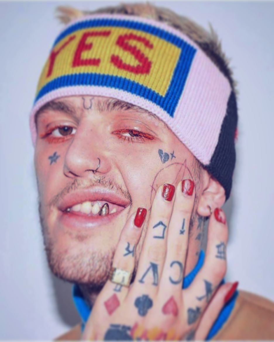 lil peep smiling