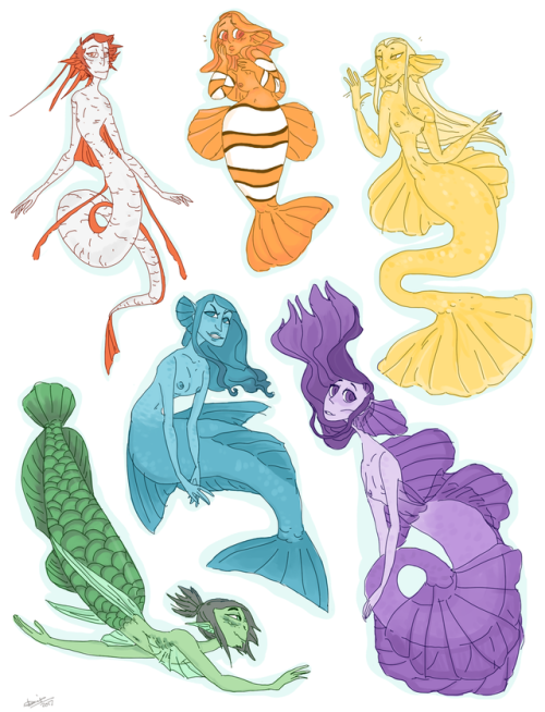 mermaid art on Tumblr