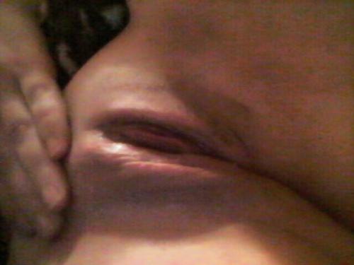 I love my girls meaty pussy.. such thick lips and her great tits