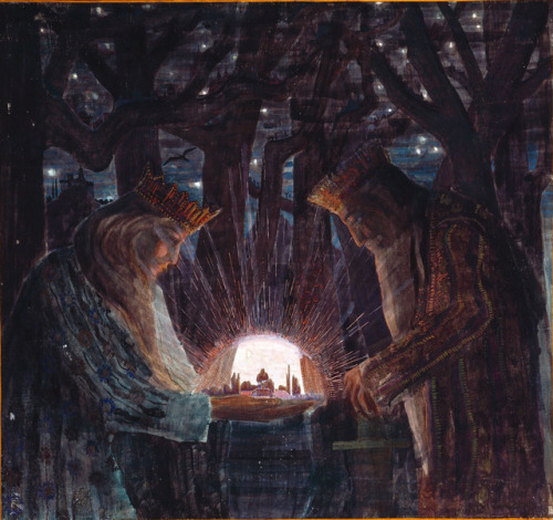 Mikalojus Konstantinas Čiurlionis - Fairy Tale of Kings (1909)