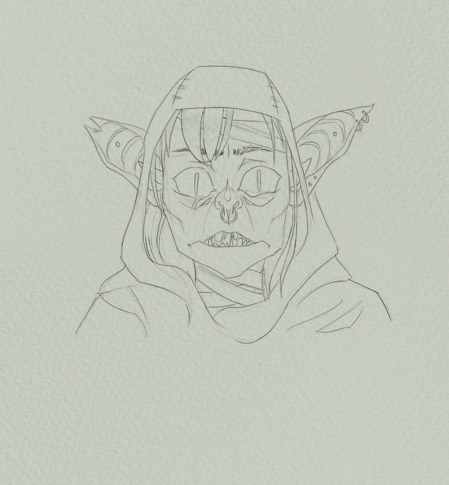 nott the brave line drawing