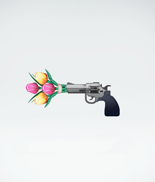 thearmand: “ LOVE > violence. emojinalart ”