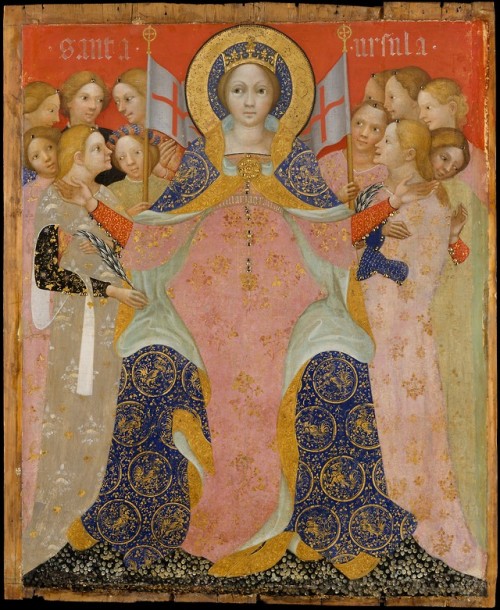 met-european-paintings:Saint Ursula and Her Maidens by Niccolò...