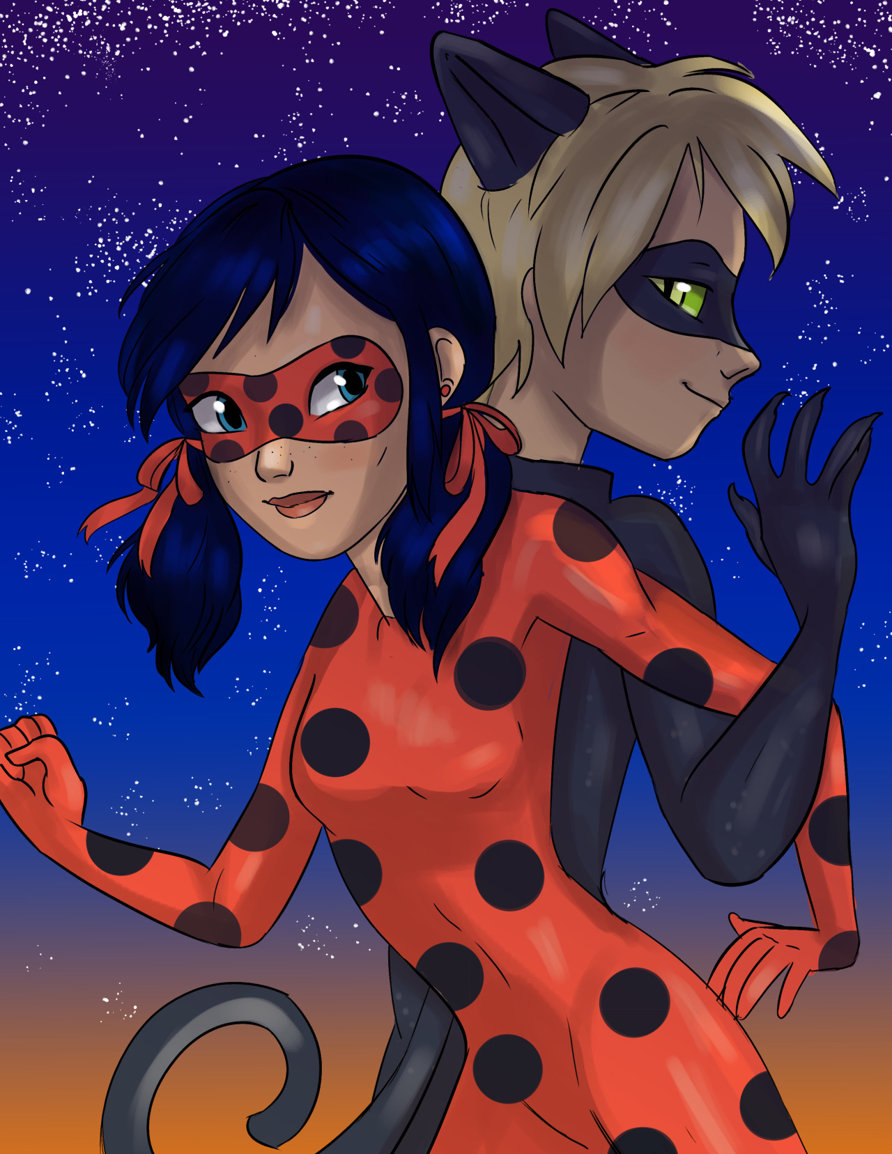 Of Bugs And Kittens Chapter 1 Whiterice Party Miraculous Ladybug Archive Of Our Own